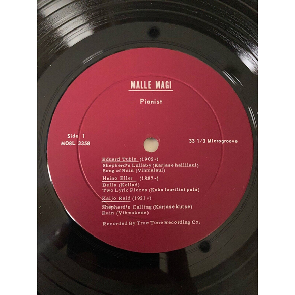 Malle Magi Estonian Pianist Plays Estonian Contemporary Music 10" LP EX SIGNED - Picture 5 of 7